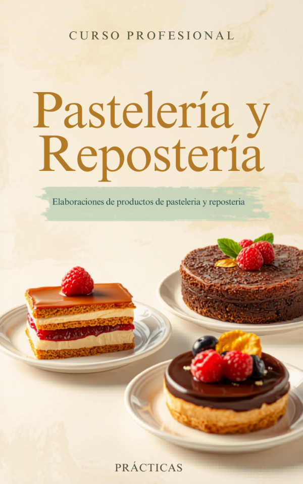 Producto - Curso elaboraciones de productos de pasteleria y reposteria