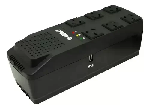 Producto - ESTABILIZADOR DE TENSION AUTOMATICO LYONN TCA-1200NV 800W INTERRUP 6 TOMAS 1 USB - 0