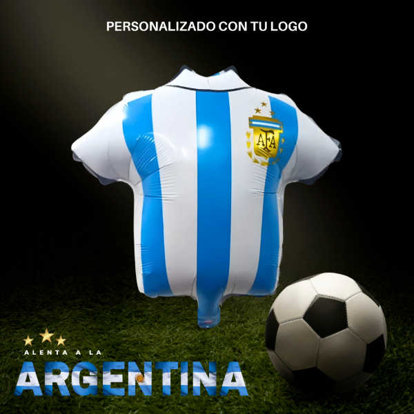 Producto - Globo Camiseta Argentina Personalizado