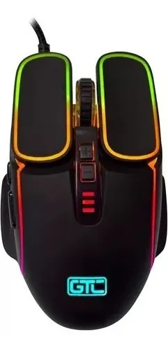 Producto - MOUSE GAMER CON LUCES RGB MGG-022 7 BOTONES 7200DPI COLOR NEGRO