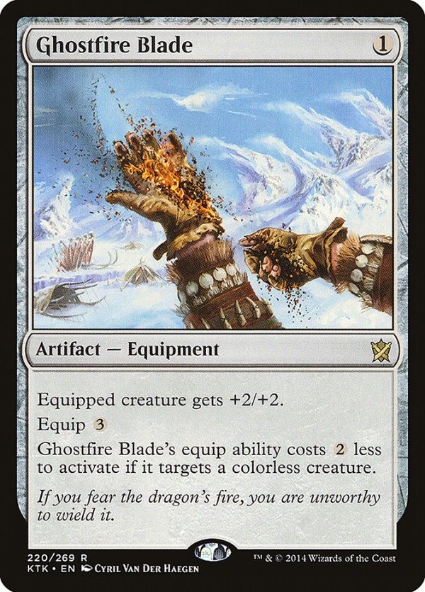 Producto - Ghostfire Blade  Khans of Tarkir