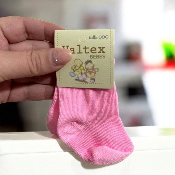 Producto - Medias lisas rosa  T000