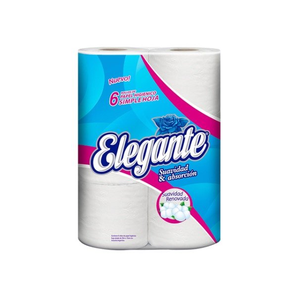 Producto - HIGIENICO ELEGANTE celeste bulto 12 x 6 x 30 mtrs cod 904