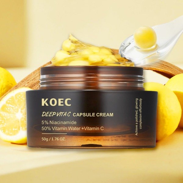 Producto - KOEC Crema Iluminadora con Vitamina C y Niacinamida 50G