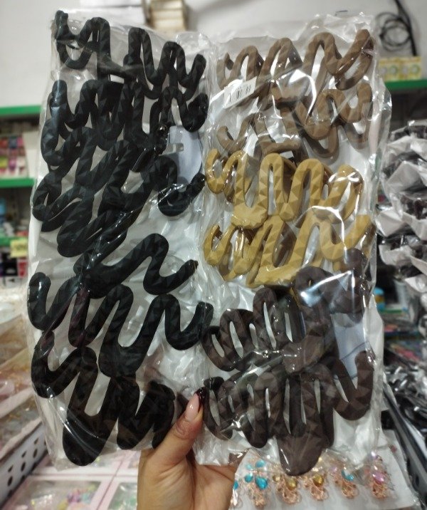 Producto - Broche Pelo zigzag x12 uni