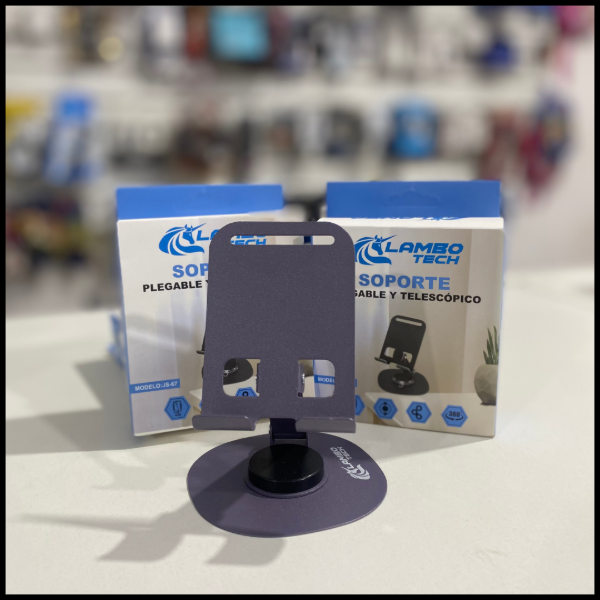 Producto - SOPORTE CELULAR JS067 METAL 360 GIRATORIO LAMBO TECH