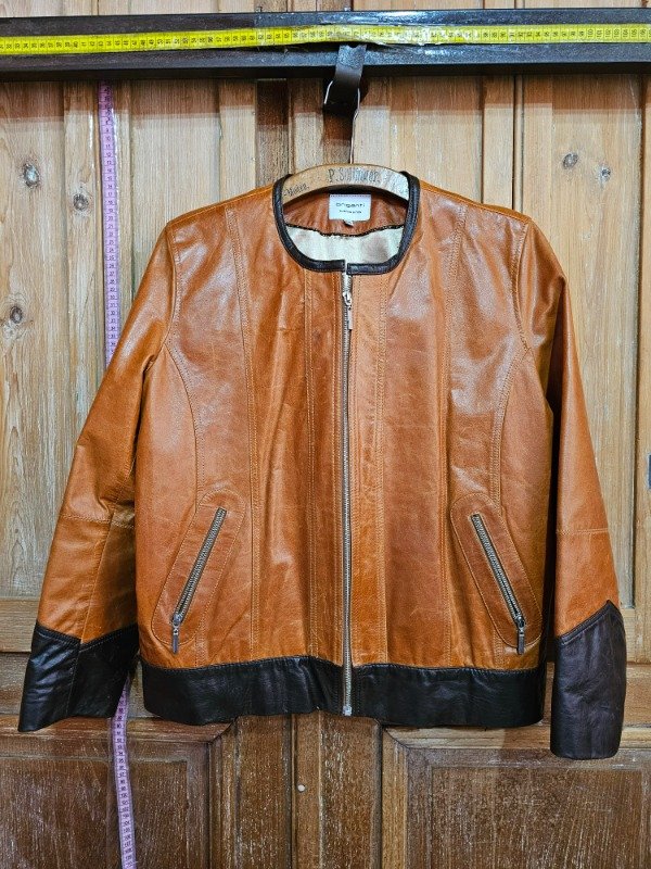 Producto - Campera de Cuero Suela Briganti t.50