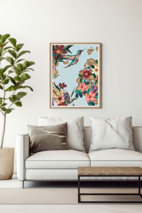 Producto - Lámina enmarcada "Reborte de Vida II"