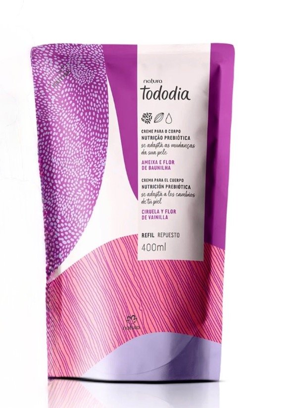 Producto - Repuesto Hidratante Corporal Ciruela y Flor de Vainilla 400ml