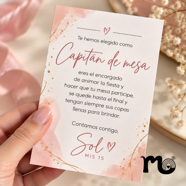 Producto - Tarjetón personalizado eventos - 0