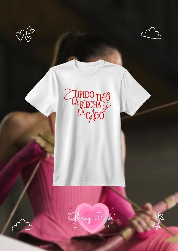 Producto - Remera Cupido Tiro La Flecha - DTF