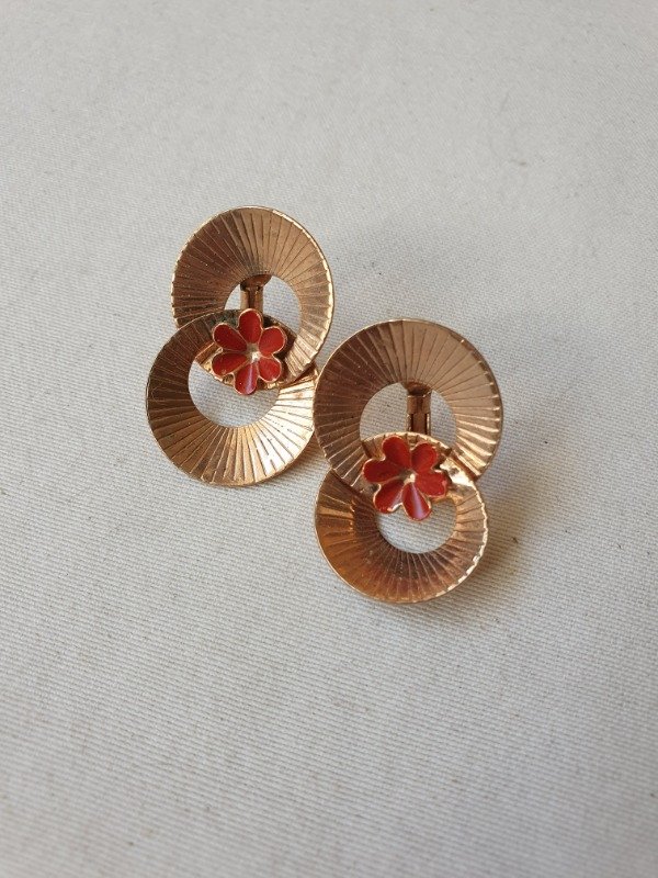 Producto - Clips 40s Rose Gold Florcitas Technicolor