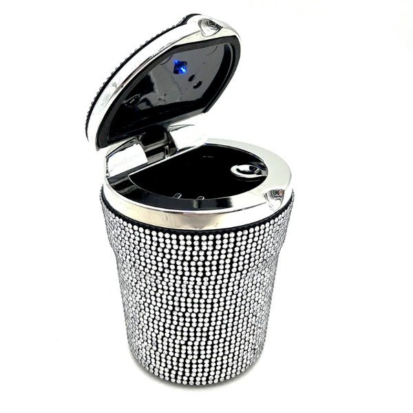 Producto - CENICERO TACHITO CON BRILLOS MULTIUSO CON LUZ VA-115