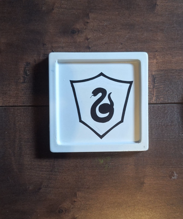 Producto - Posavasos Cuadrado Harry Potter Casa Slytherin