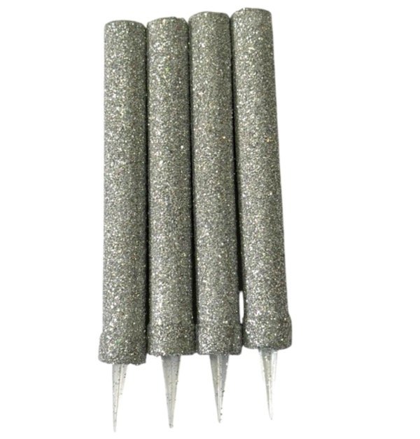 Producto - Bengala Brillo plateada x4u.