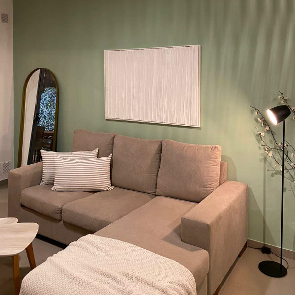 Producto - Minimalista de lienzo plisado