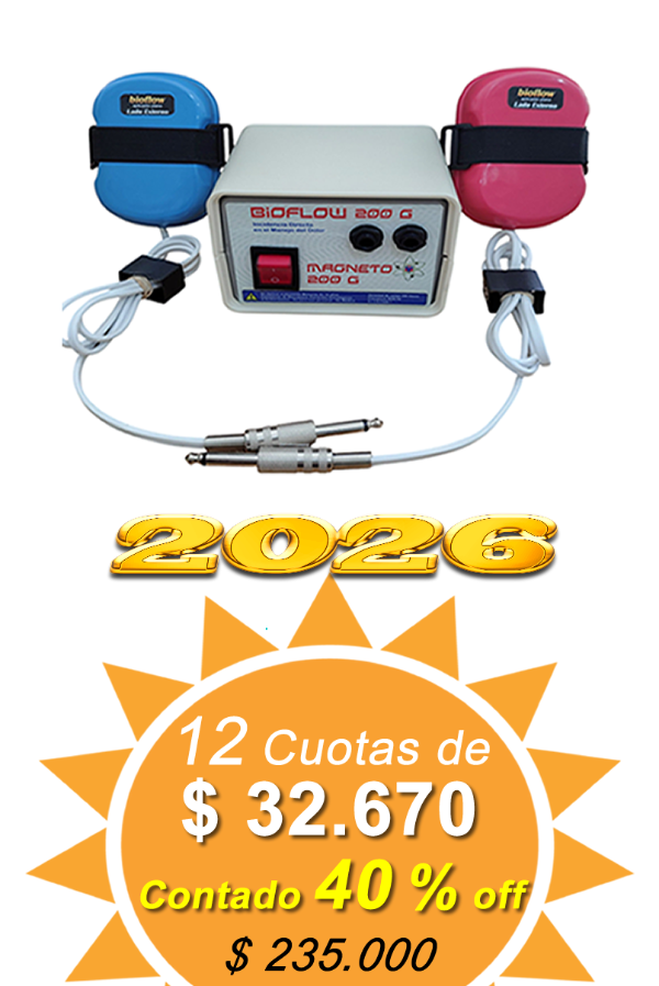 Producto - Magneto 200 gauss BIOFLOW con dos Solenoides Planos