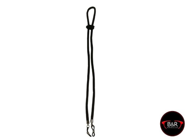 Producto - Cordón elástico negro liso