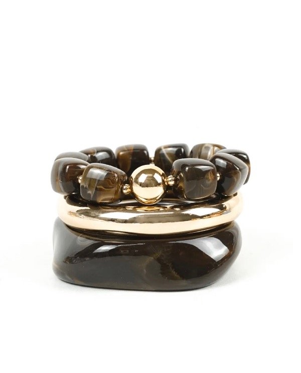 Producto - PACK X 3 PULSERA RESINA  ( 2 colores) - 1