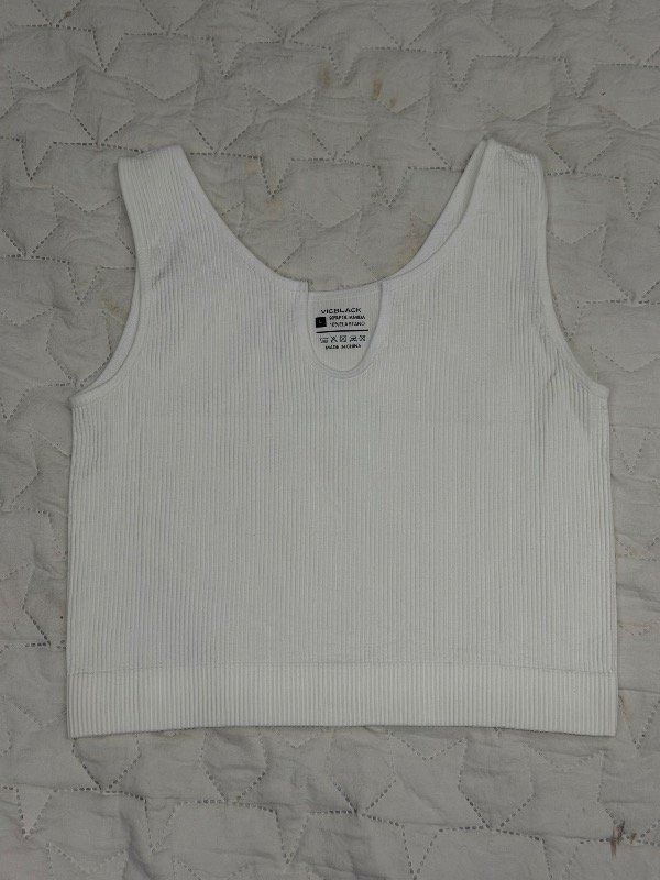 Producto - Crop Top Acanalado V T.L - 4