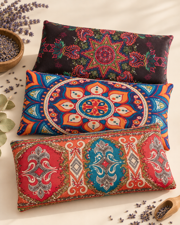 Producto - Almohadilla Cervical con Semillas y Lavanda 27 x 15 cm - 1