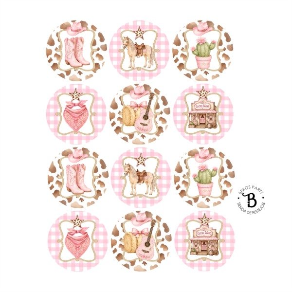 Producto - Stickers Caballito Chic x 12