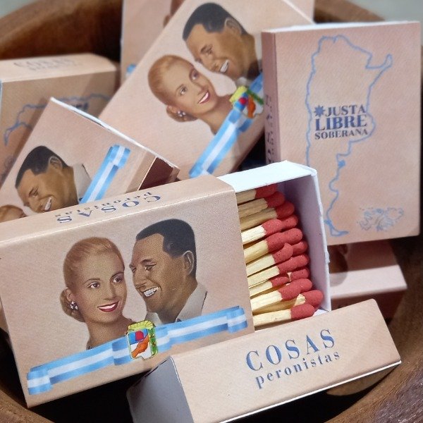 Producto - Evita y Perón ( cajita de fósforos)
