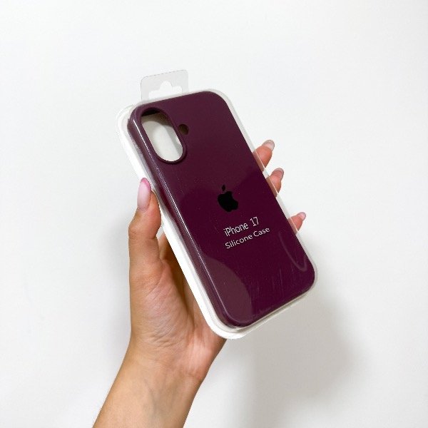 Producto - 16.Silicone case bordo