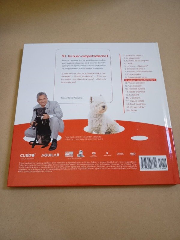 Producto - El encantador de perros #10 - Carlos Rodríguez - Aguilar 2009 Libro + DVD - 1
