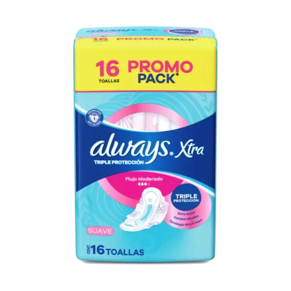 Producto - Toallitas always suave 16 unid