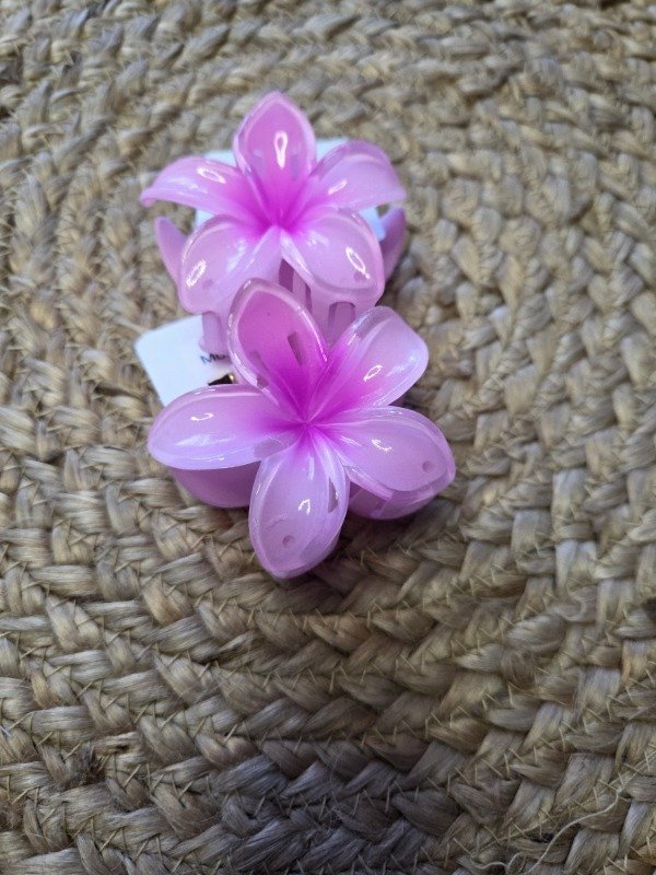 Producto - Broche mediano flor Rosa por unidad