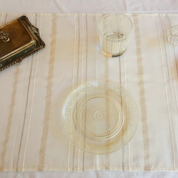 Producto - Mantel individual carpeta cuadrado Gasa lino XS
