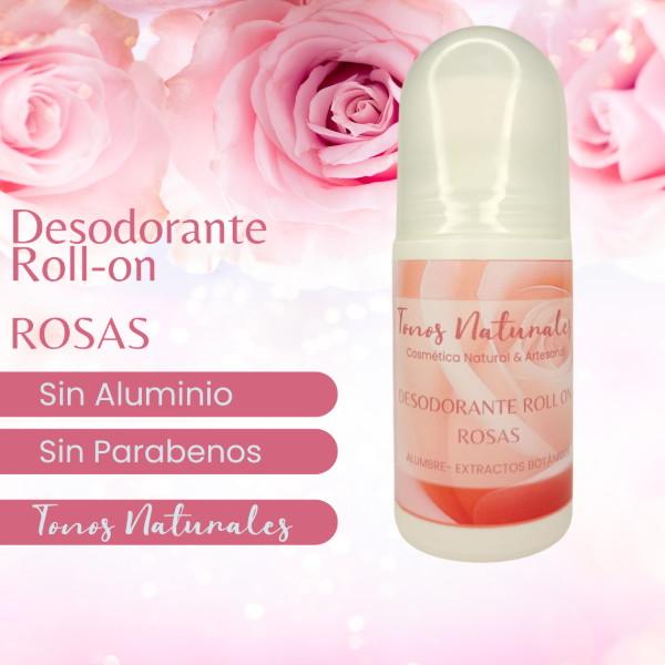 Producto - DESODORANTE ROLL ON DE ROSAS
