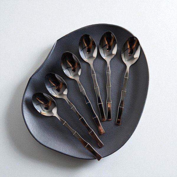 Producto - Set de 6 cucharas mod. Bambu negro