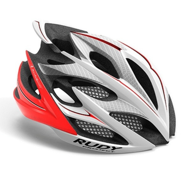 Producto - CASCO RUDY PROJECT WINDMAX WHITE RED FLUO SHINY