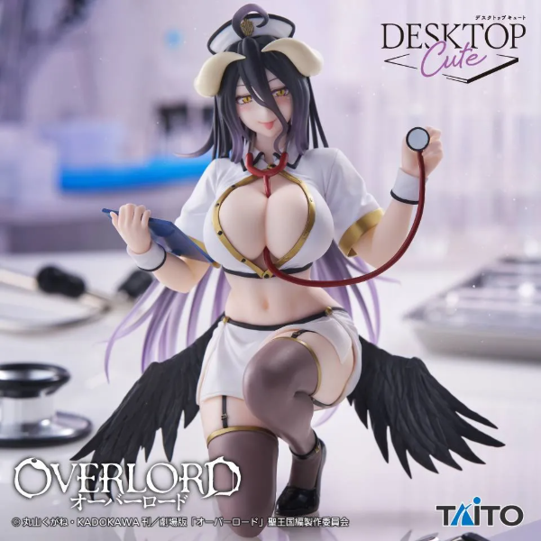 Producto - Figura Original Albedo ver. Nurse Desktop Cute - Overlord - Taito  (13cm)