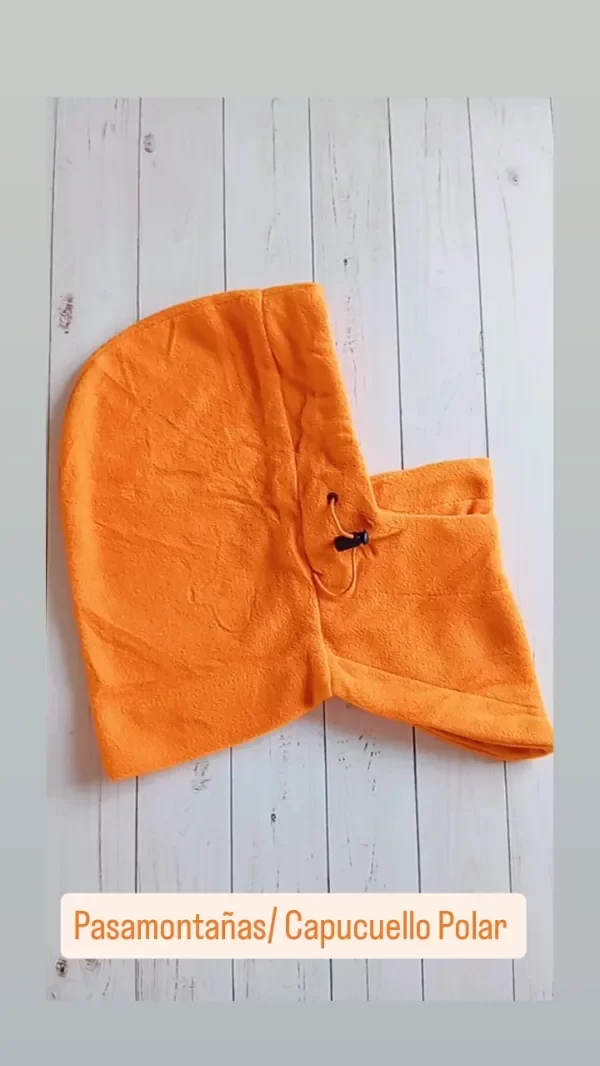 Producto - CAPUCUELLO/ PASAMONTAÑAS NARANJA