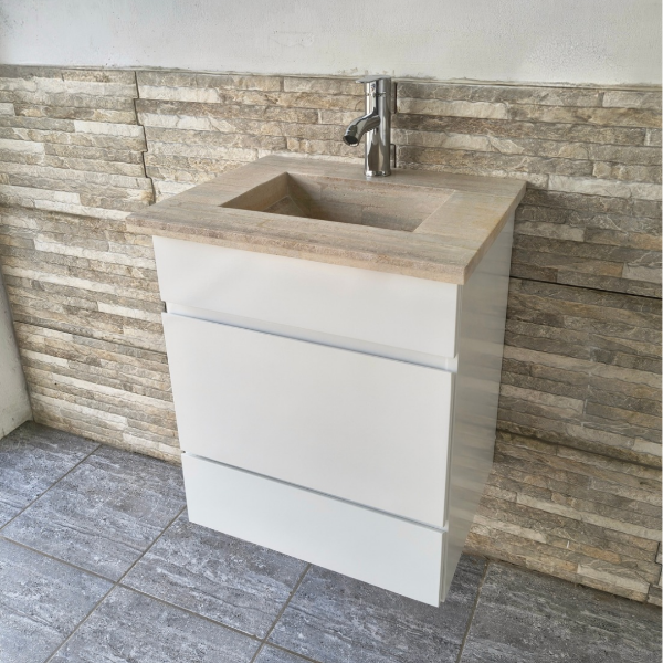 Producto - Vanitory de 50 colgante (travertino)