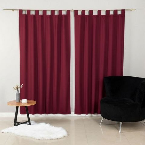 Producto - CORTINA AMBIENTE TROPICAL LISA 130X205CM BLANCO PARIS