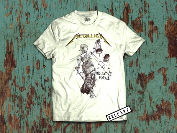 REMERA METALLICA AND JUSTICE FOR ALL