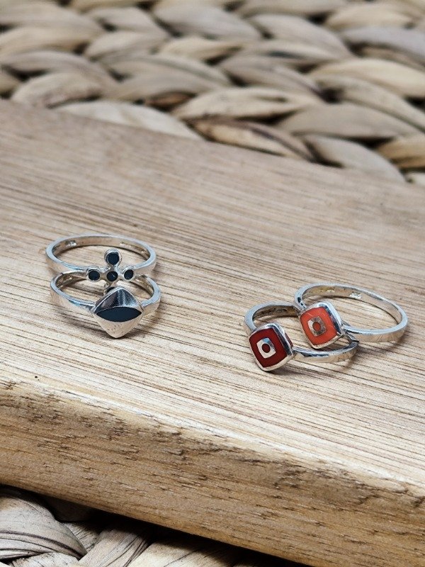 Producto - Anillos Mix Midi Fun (4 Modelos)