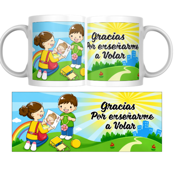 Producto - Taza - gracias por enseñarme a volar - 0