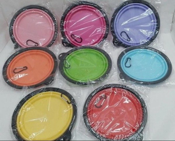 Producto - Bebedero Cuenco Comedero Para Perro Con Plegable#29395