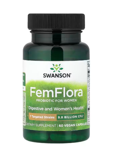 Producto - Femflora Probioticos Mujer 60 Cap Sin Sabor 9.8bill Swanson Sin Sabor