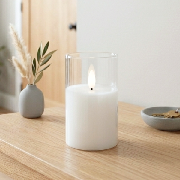 Producto - Vela decorativa a pila Transparente