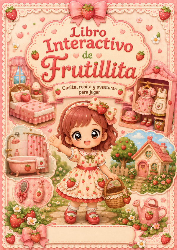 Producto - LIBRO INTERACTIVO FRUTILLITAS. LA CASITA DE FRUTILLITAS