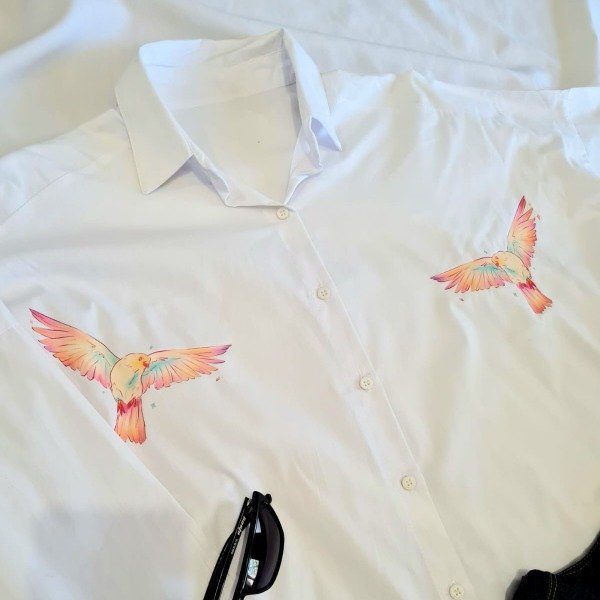Producto - Camisa parachute aves 6329