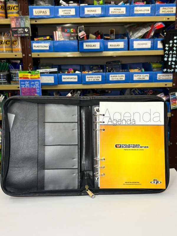 Producto - Agenda Semanal Rep. Cambiable R8 c/cierre - "Ind. Sudamericanas" - 1