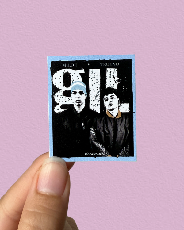 Producto - MILO Y TRUENO - Sticker Individual Milo J