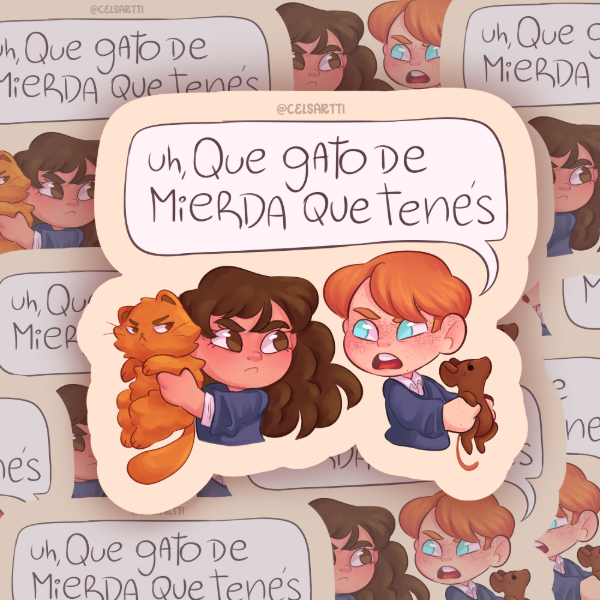 Producto - Hermione y Ron peleando - Harry Potter